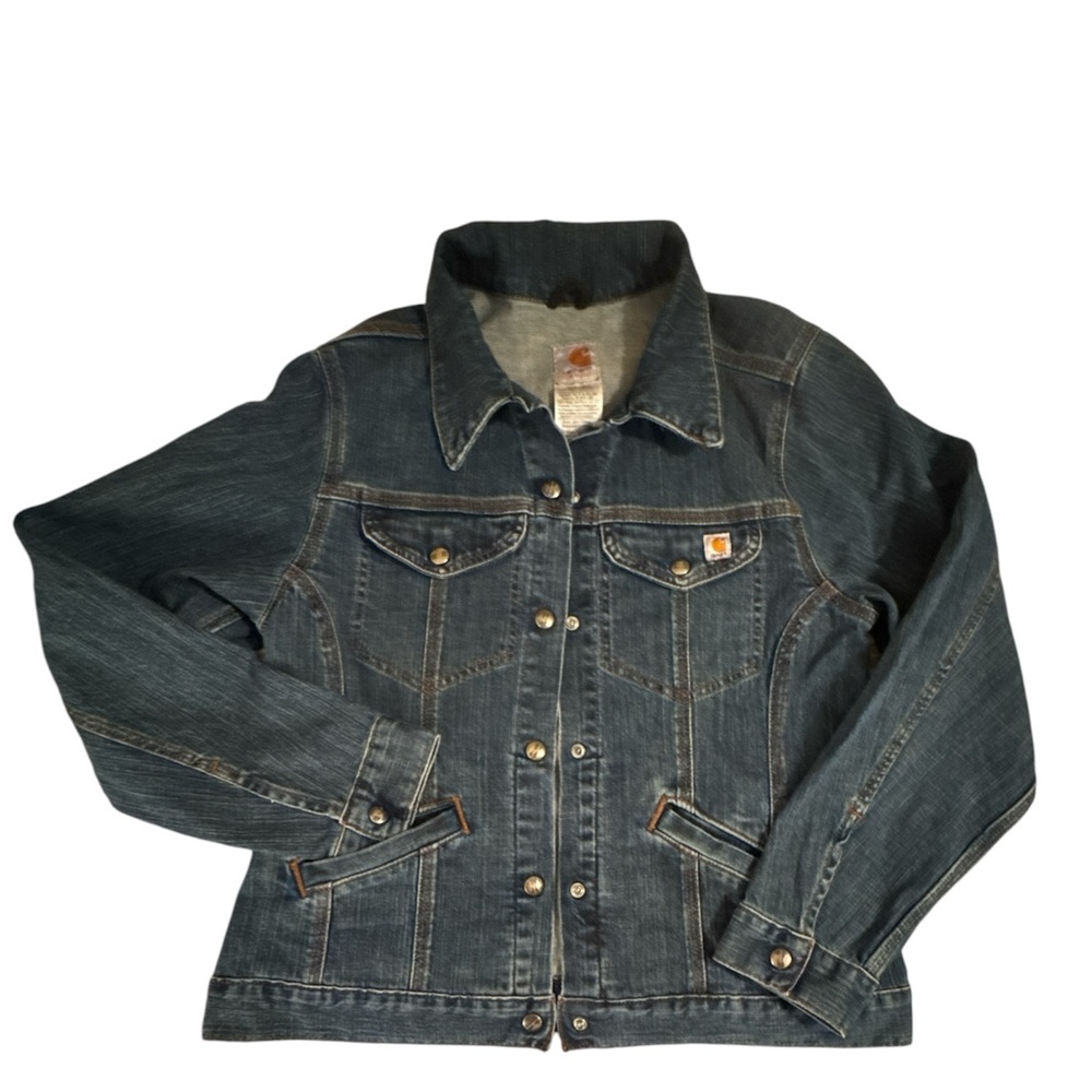 Carhartt Women's Vintage Denim Jacket size Large regular